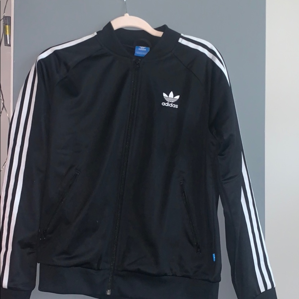 Adidas original black track suit  jacket